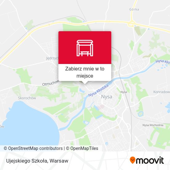 Mapa Ujejskiego Szkoła