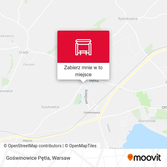 Mapa Goświnowice Pętla