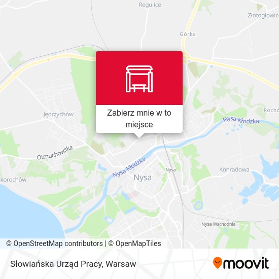 Mapa Słowiańska Urząd Pracy