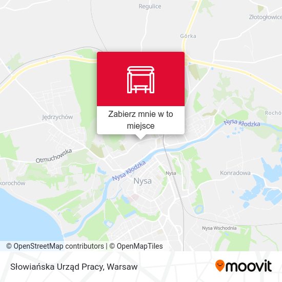 Mapa Słowiańska Urząd Pracy