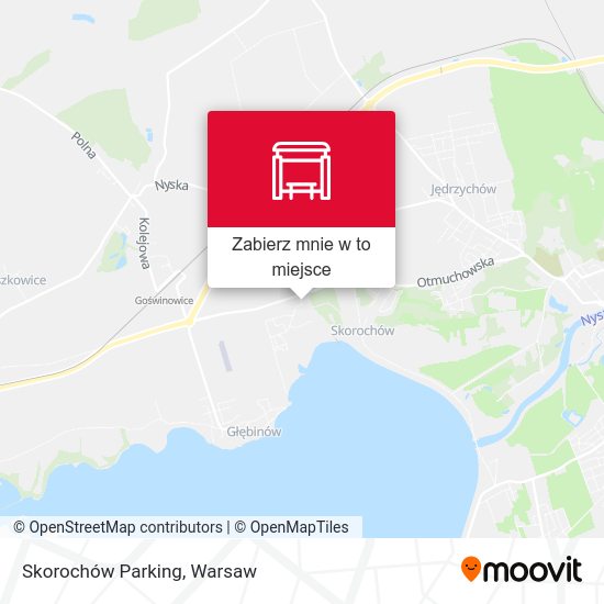 Mapa Skorochów Parking