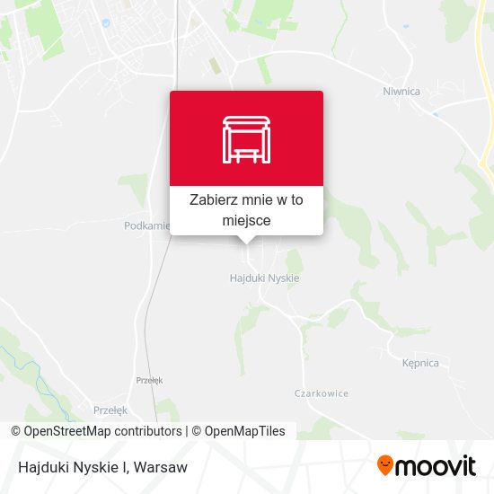 Mapa Hajduki Nyskie I