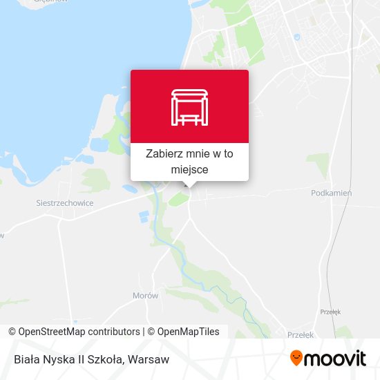 Mapa Biała Nyska II Szkoła