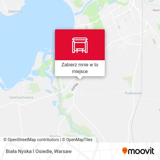 Mapa Biała Nyska I Osiedle