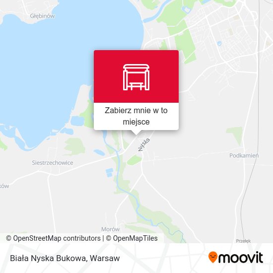 Mapa Biała Nyska Bukowa