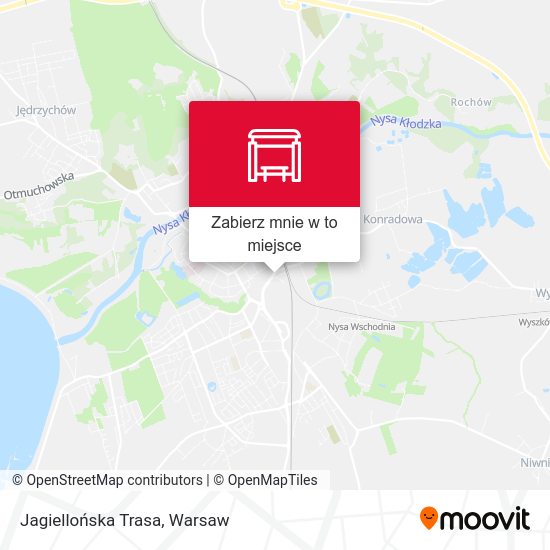 Mapa Jagiellońska Trasa