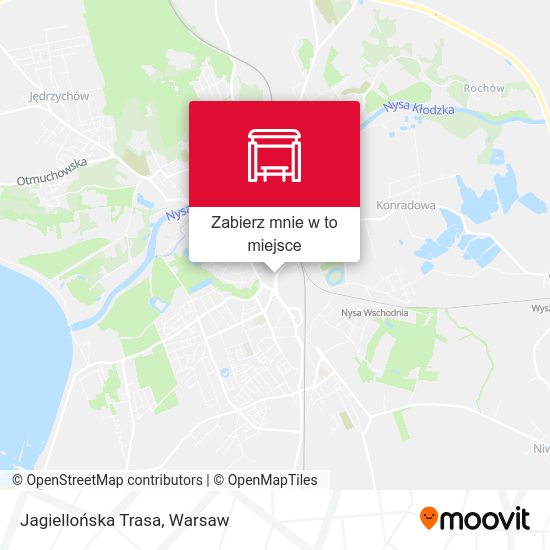 Mapa Jagiellońska Trasa