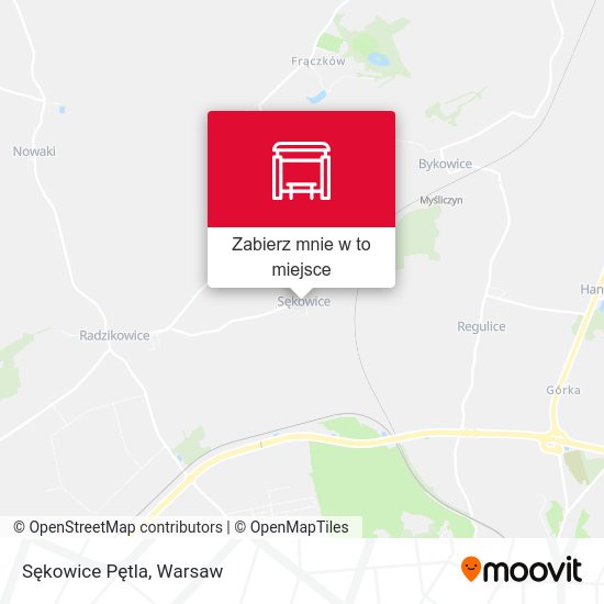 Mapa Sękowice Pętla