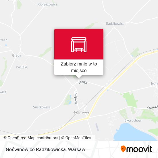 Mapa Goświnowice Radzikowicka