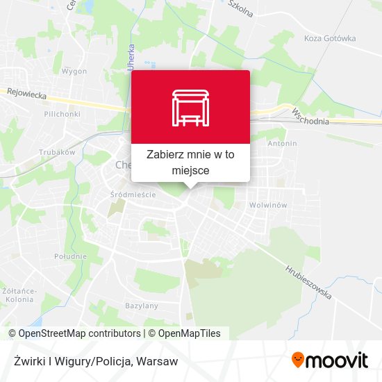 Mapa Żwirki I Wigury/Policja