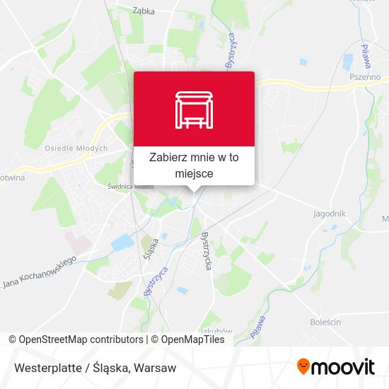 Mapa Westerplatte / Śląska