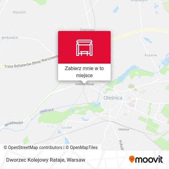 Mapa Dworzec Kolejowy Rataje