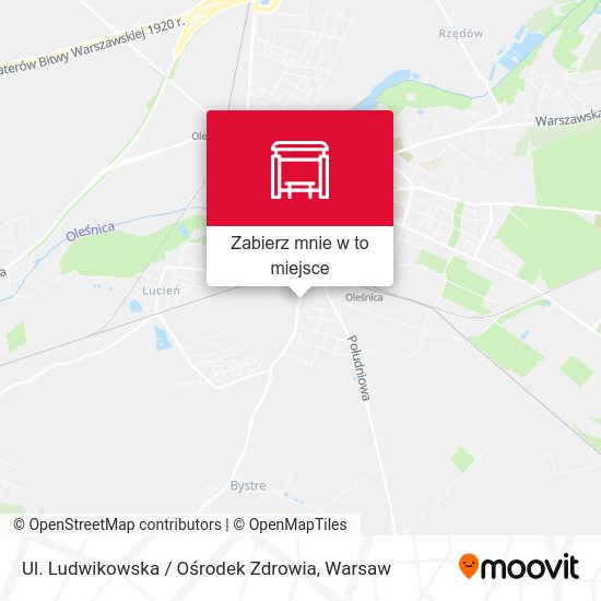 Mapa Ul. Ludwikowska / Ośrodek Zdrowia