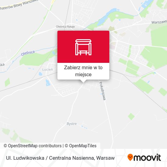 Mapa Ul. Ludwikowska / Centralna Nasienna