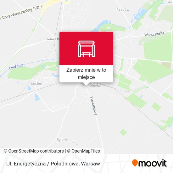 Mapa Ul. Energetyczna / Południowa