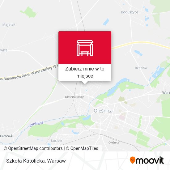 Mapa Szkoła Katolicka