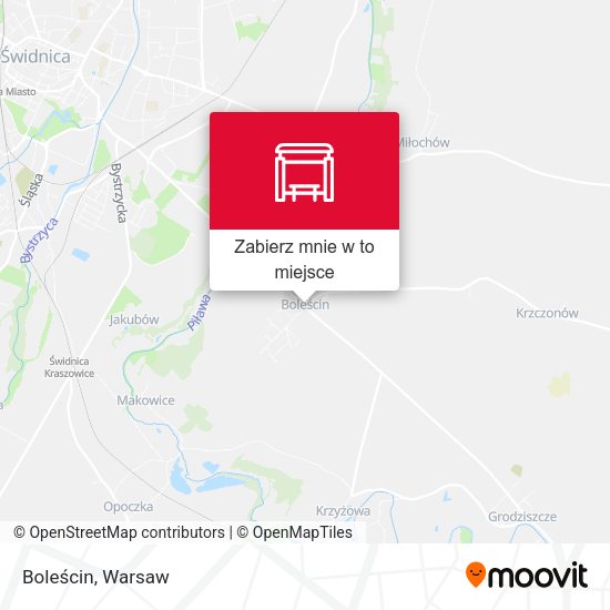 Mapa Boleścin