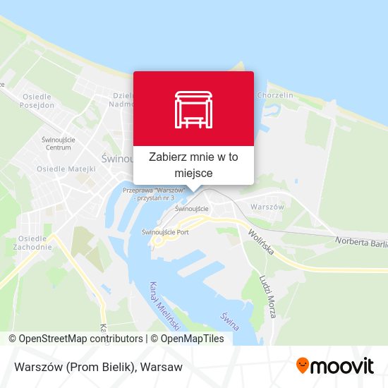 Mapa Warszów (Prom Bielik)