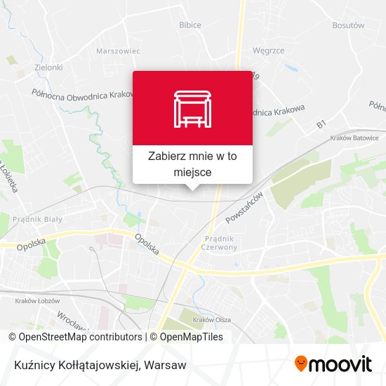 Mapa Kuźnicy Kołłątajowskiej