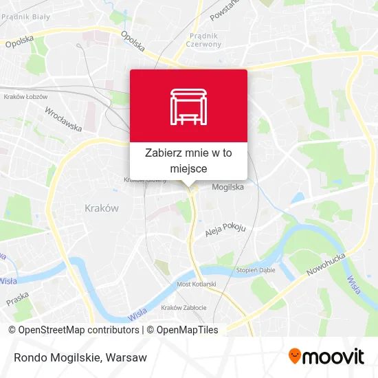 Mapa Rondo Mogilskie