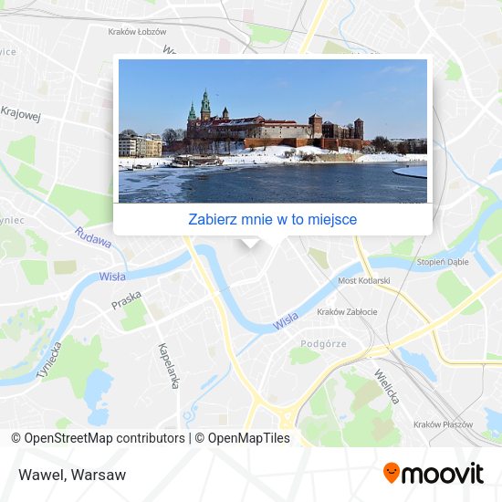 Mapa Wawel