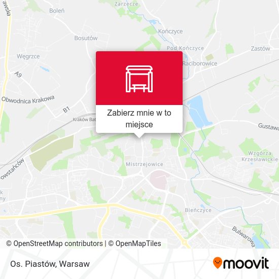 Mapa Os. Piastów