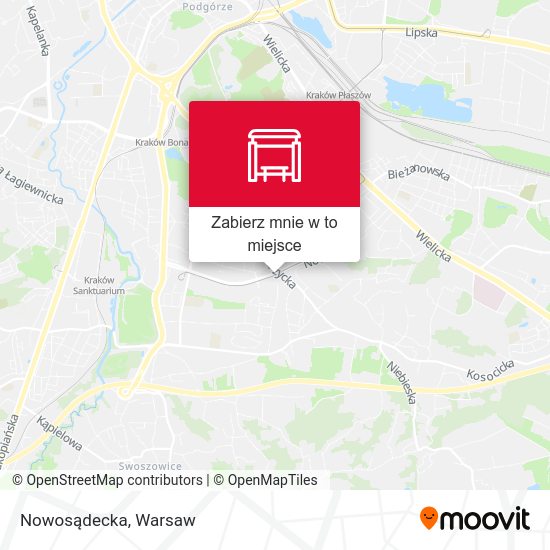 Mapa Nowosądecka