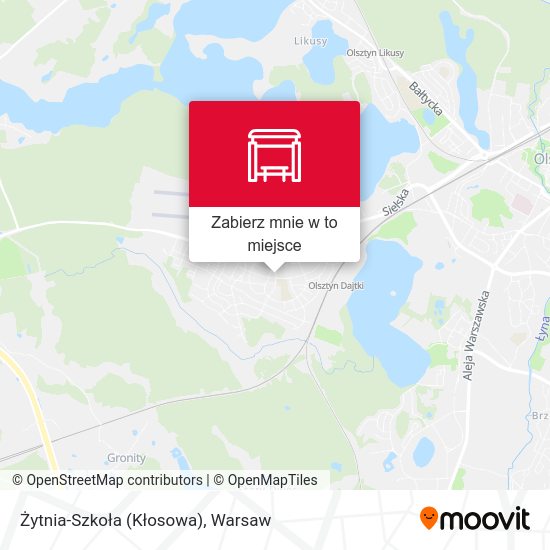 Mapa Żytnia-Szkoła (Kłosowa)