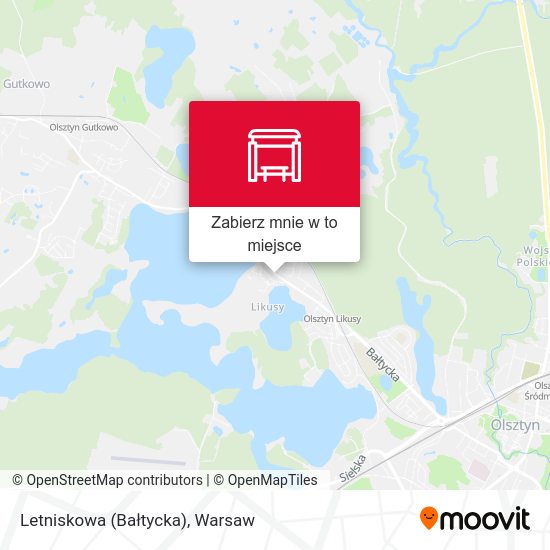 Mapa Letniskowa (Bałtycka)