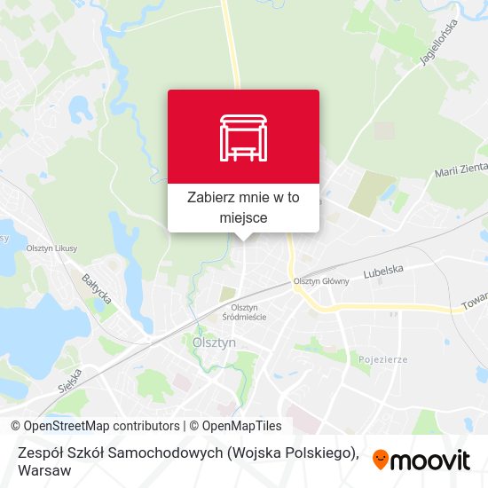 Mapa Zespół Szkół Samochodowych (Wojska Polskiego)