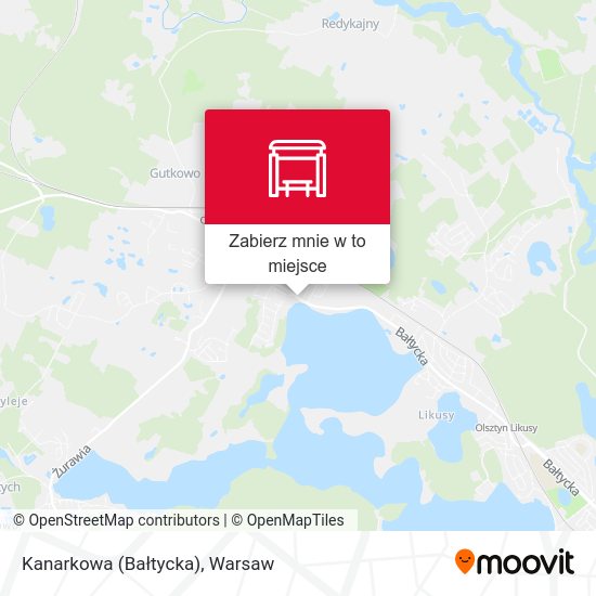 Mapa Kanarkowa (Bałtycka)