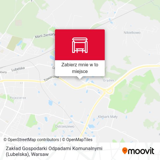 Mapa Zakład Gospodarki Odpadami Komunalnymi (Lubelska)