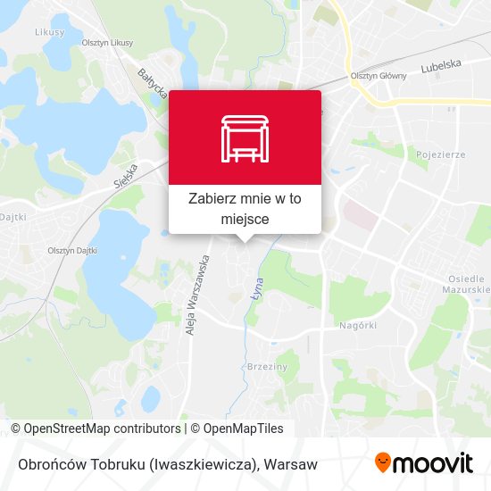 Mapa Obrońców Tobruku (Iwaszkiewicza)