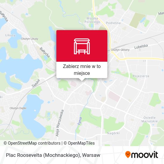 Mapa Plac Roosevelta (Mochnackiego)