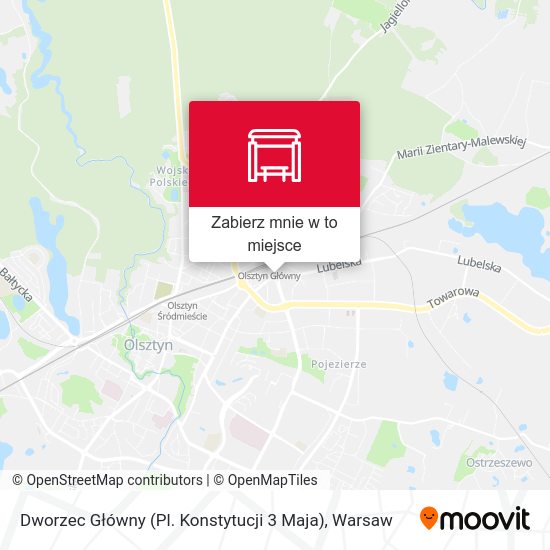 Mapa Dworzec Główny (Pl. Konstytucji 3 Maja)