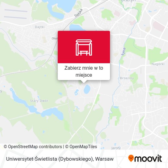 Mapa Uniwersytet-Świetlista (Dybowskiego)