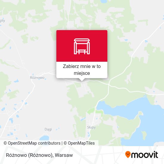 Mapa Różnowo