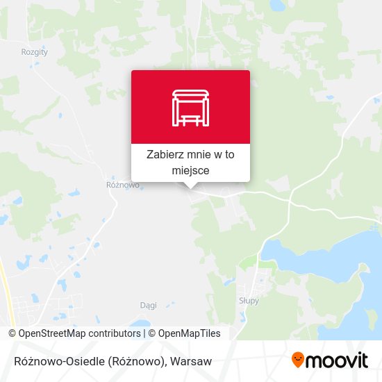 Mapa Różnowo-Osiedle