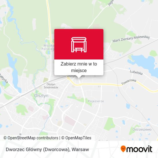 Mapa Dworzec Główny (Dworcowa)