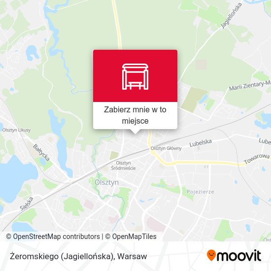 Mapa Żeromskiego (Jagiellońska)