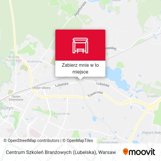 Mapa Centrum Szkoleń Branżowych (Lubelska)