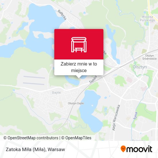 Mapa Zatoka Miła