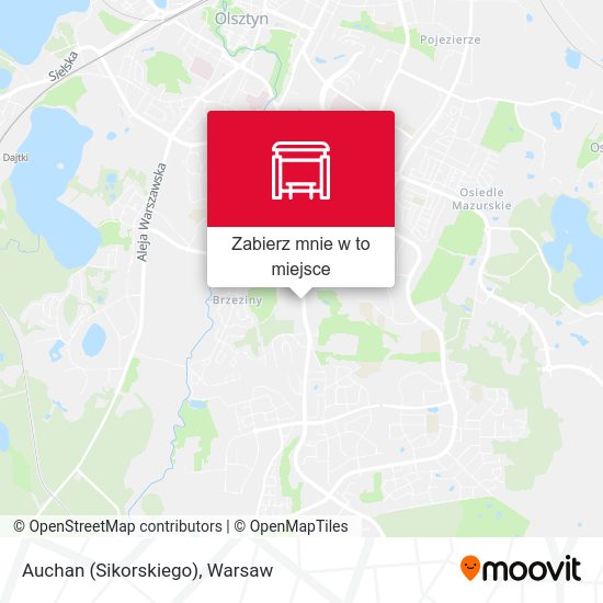 Mapa Auchan (Sikorskiego)