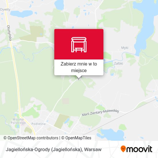 Mapa Jagiellońska-Ogrody