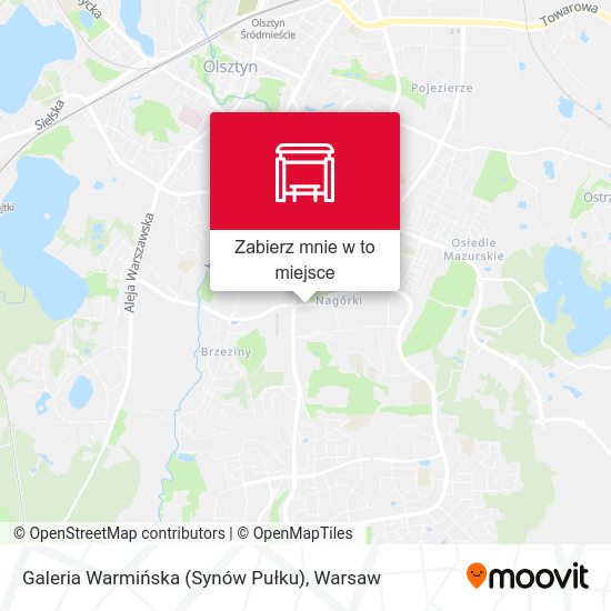 Mapa Galeria Warmińska (Synów Pułku)