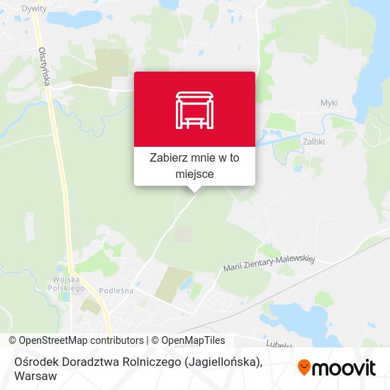 Mapa Ośrodek Doradztwa Rolniczego (Jagiellońska)