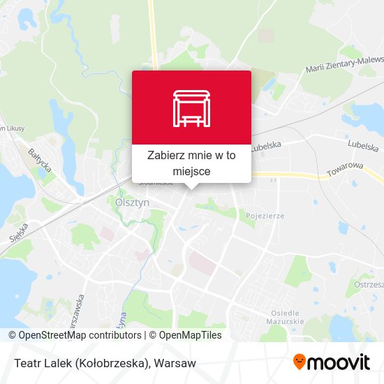 Mapa Teatr Lalek (Kołobrzeska)