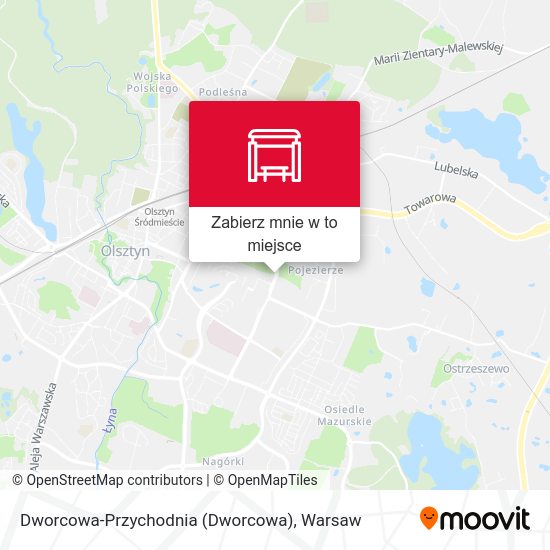 Mapa Dworcowa-Przychodnia