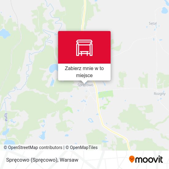 Mapa Spręcowo