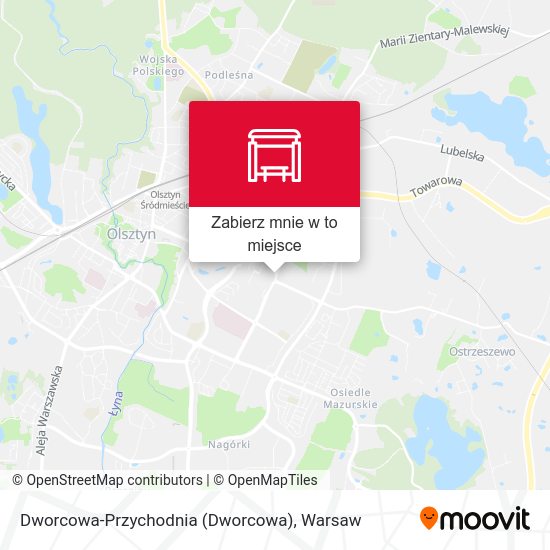 Mapa Dworcowa-Przychodnia